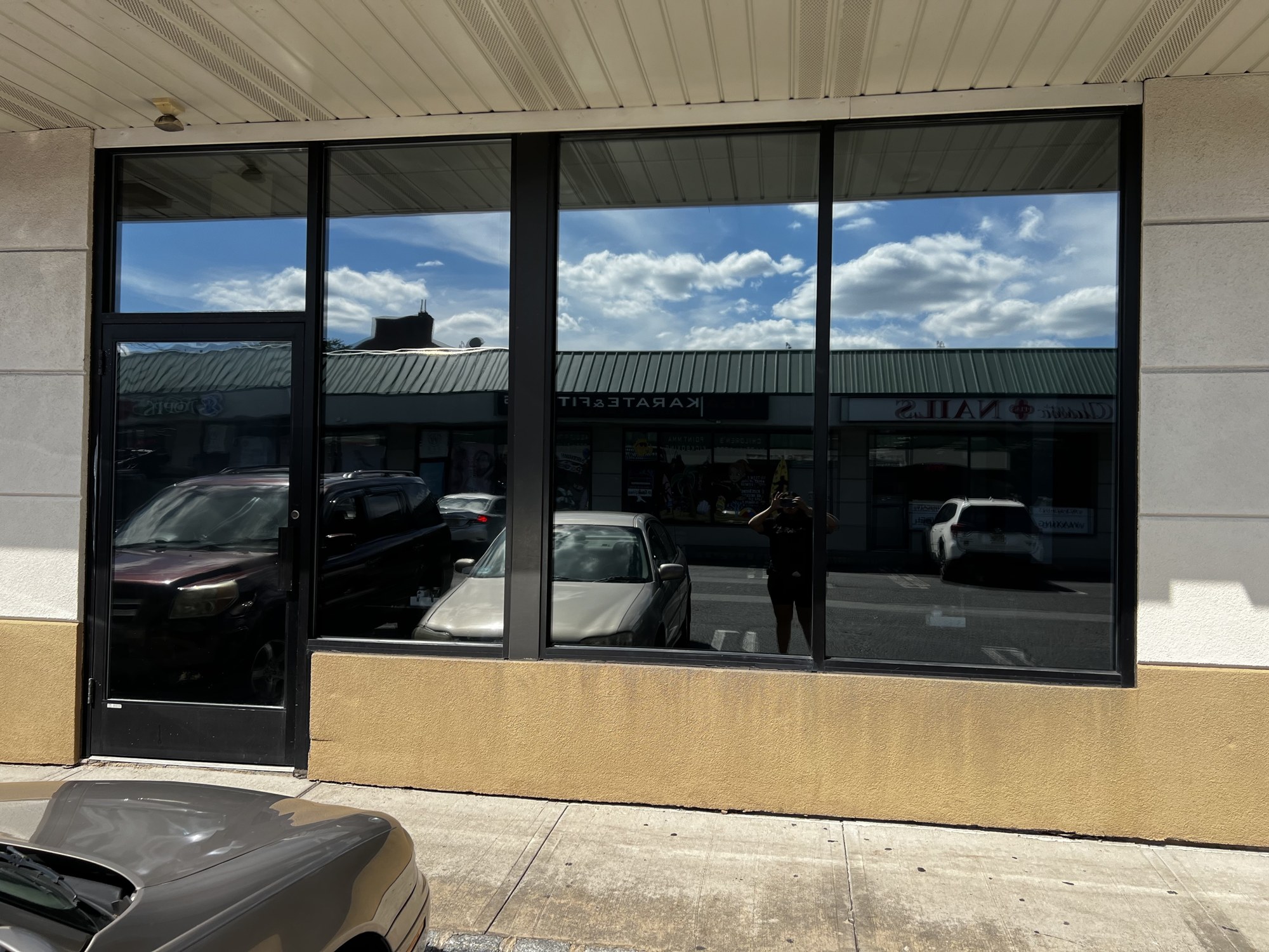 Commercial storefront window tint by Xclusive Tints